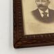 Wooden frame duo with relief