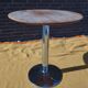 Table bistrot, pied central