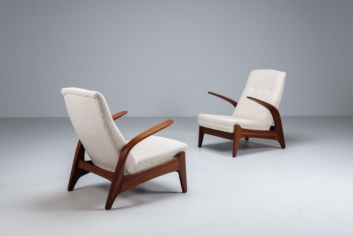 Rastad and Relling low back lounge chairs Gimson and Slater Norway 1960