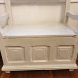 Wooden chest bench