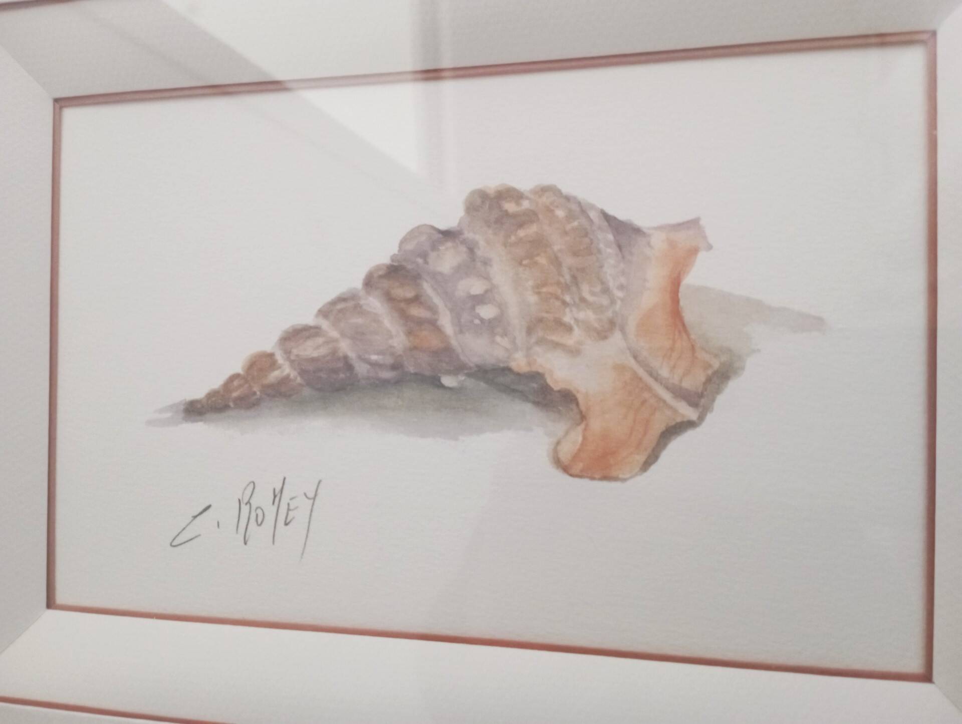 Watercolor signed Romey