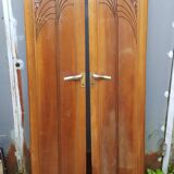 Pair of solid wood Art Deco doors