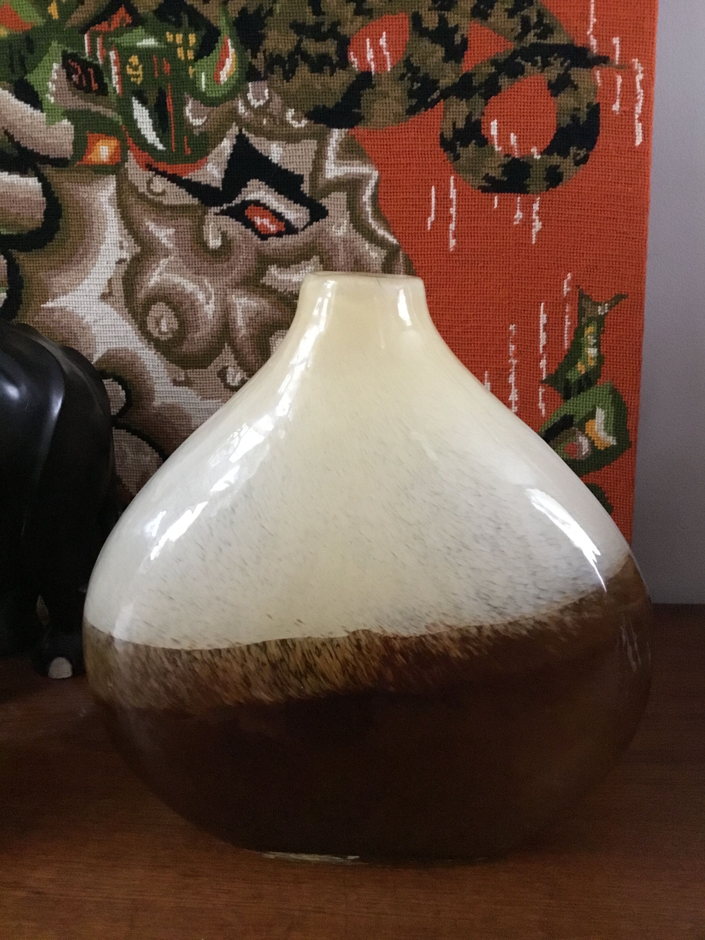 Murano water drop vase