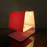 Calligaris luce lamp made in italy 2007 red plexiglass