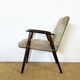 Fauteuil scandinave pieds compas 1960