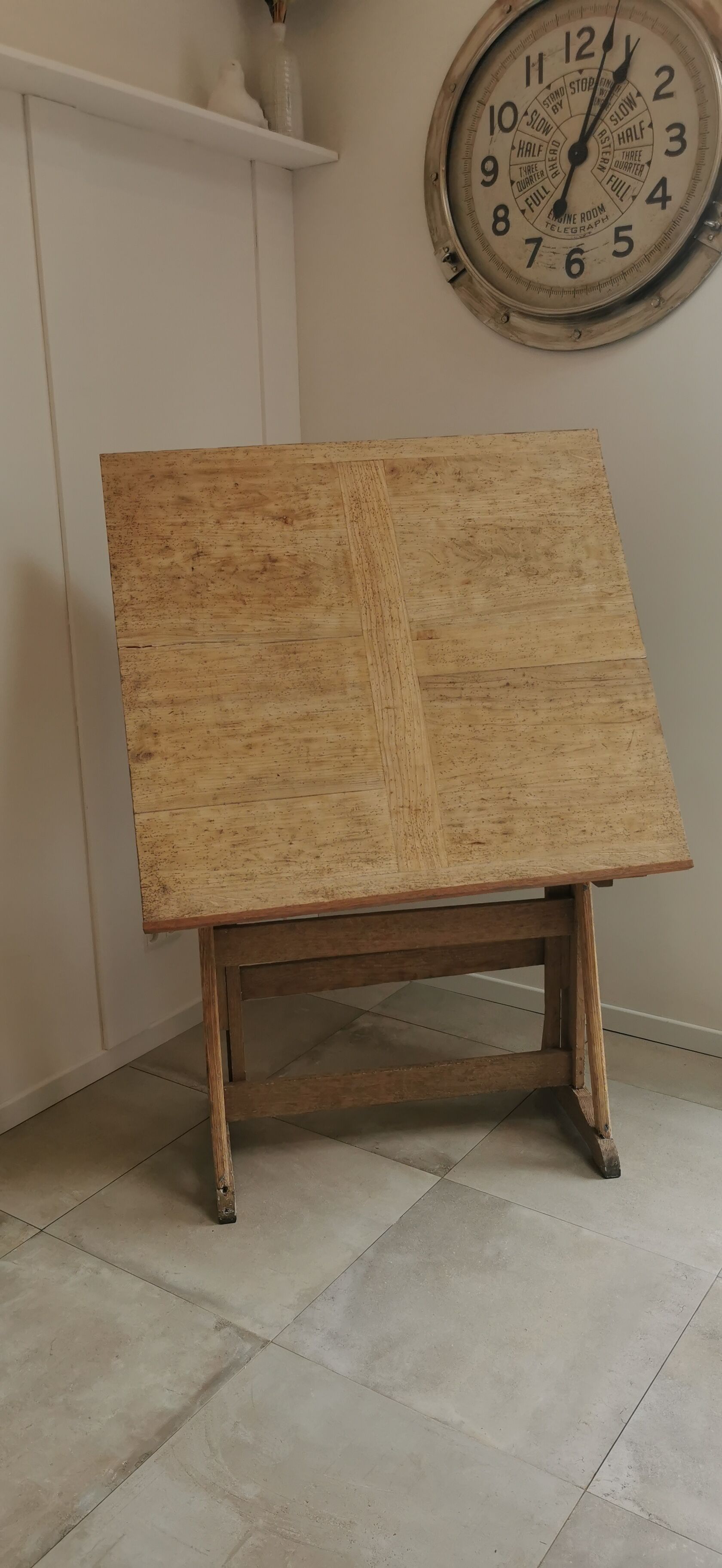 Old architect's table / drawings