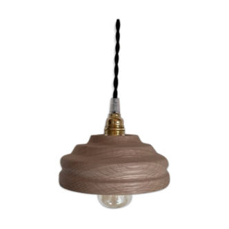 Oak wood lamp