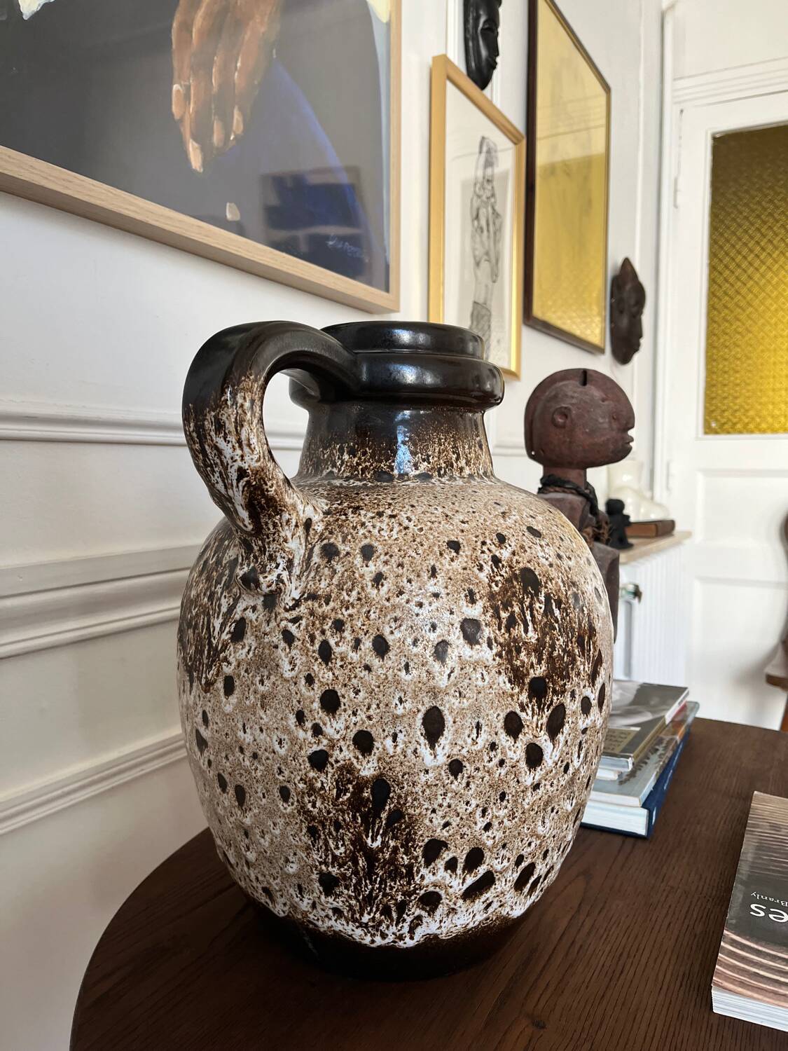Vase XXL West Germany Fat Lava