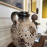 XXL Vase West Germany Fat Lava