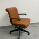 Fauteuil Richard Sapper édition Knoll cuir cognac