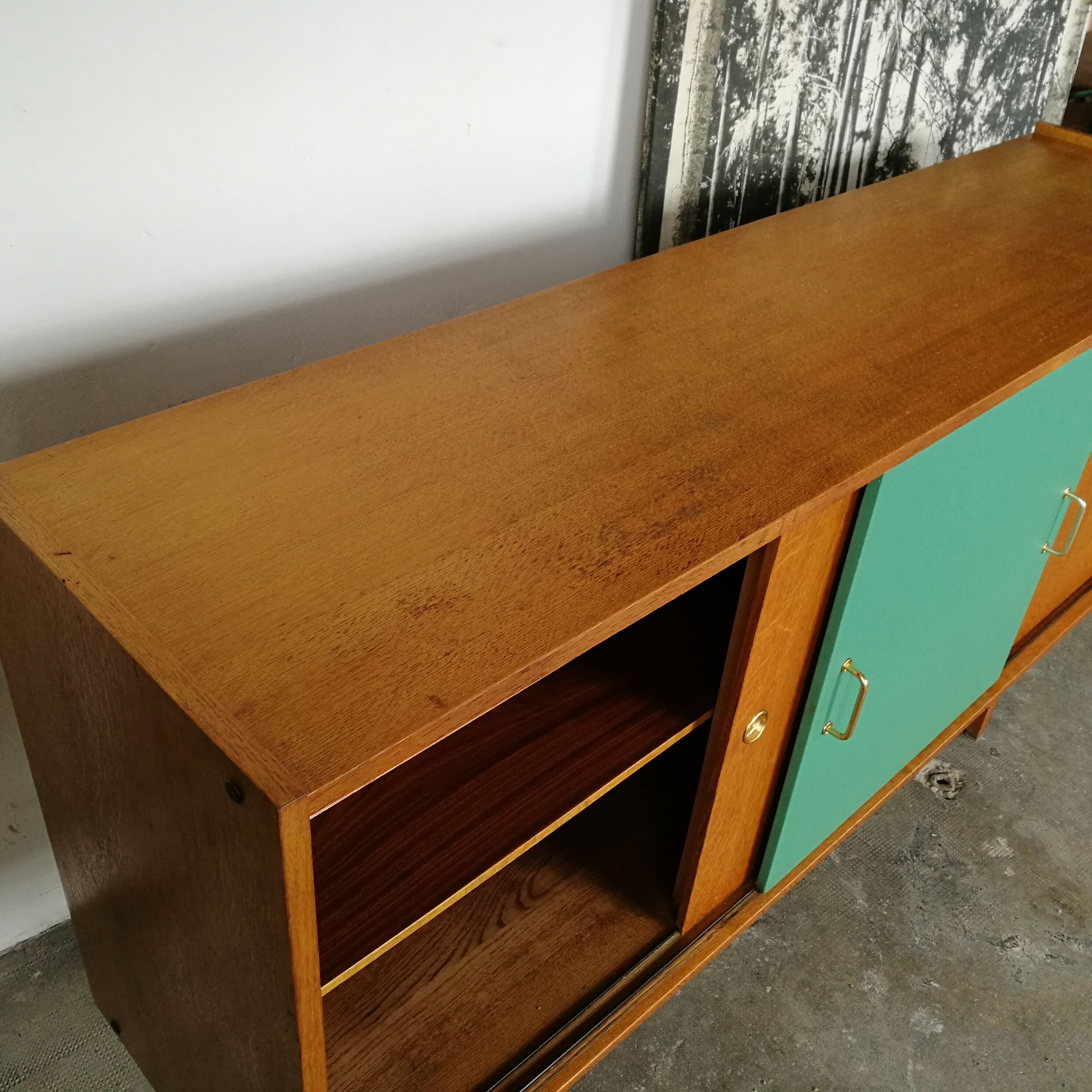 Vintage oak sideboard