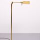 Holtkoetter adjustable Brass swing arm floor lamp. Germany