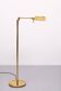 Holtkoetter adjustable Brass swing arm floor lamp. Germany