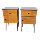 Pair of vintage bedside tables