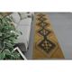 Vintage Turkish Hand-Knotted Wool Cotton Brass Runner Rug 95x432