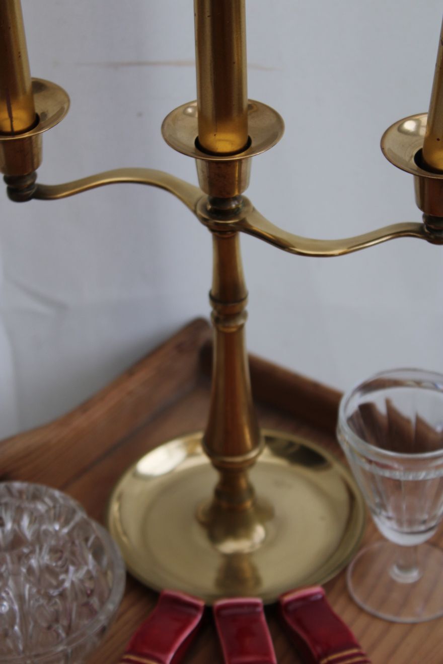 Chandelier doré
