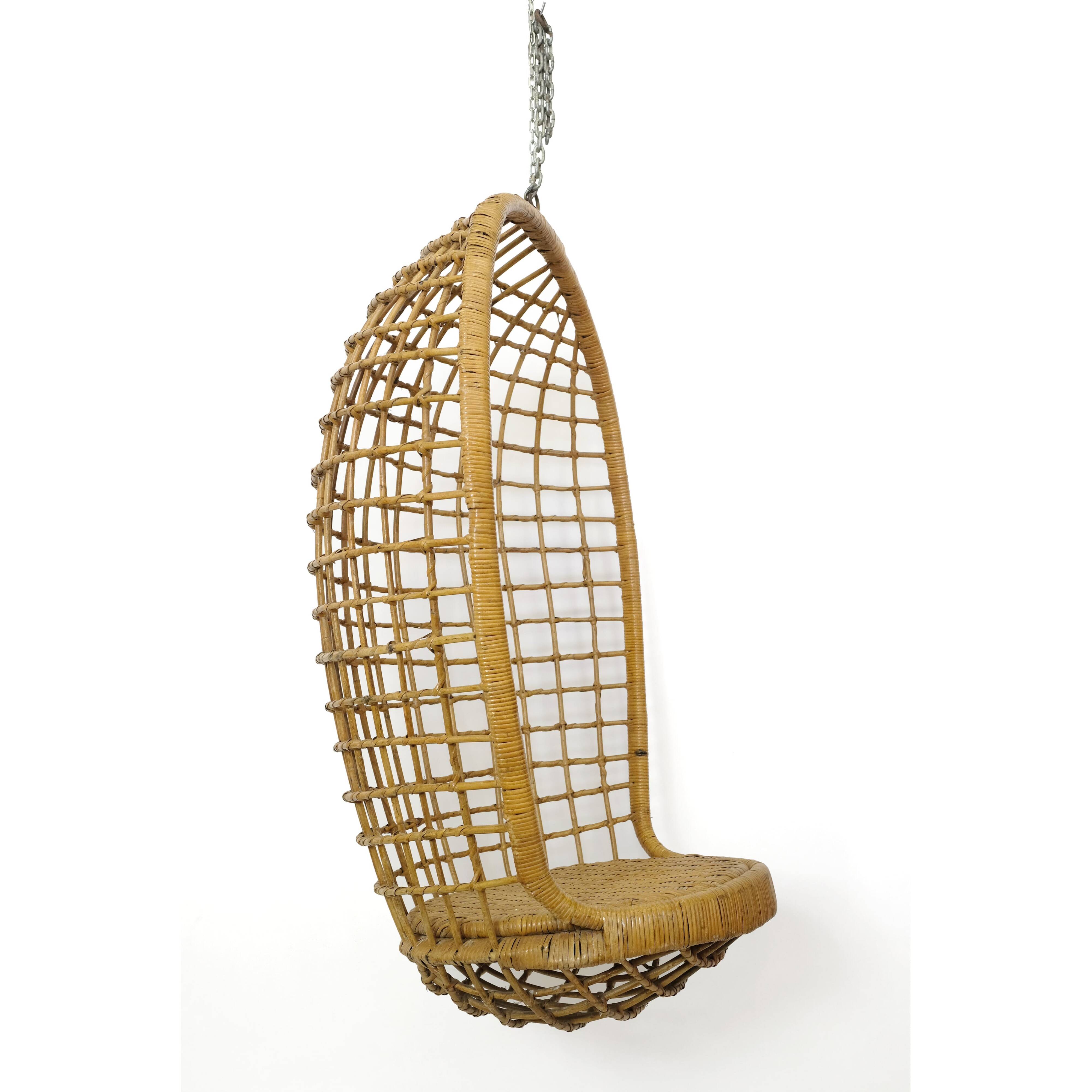 Hanging cocoon chair from the 60s-70s