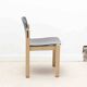 Chaise bois courbé années 70 Allemagne, noir et hêtre