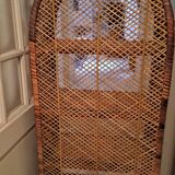Rattan and wicker shelf H146cm×W65 cm×D34cm