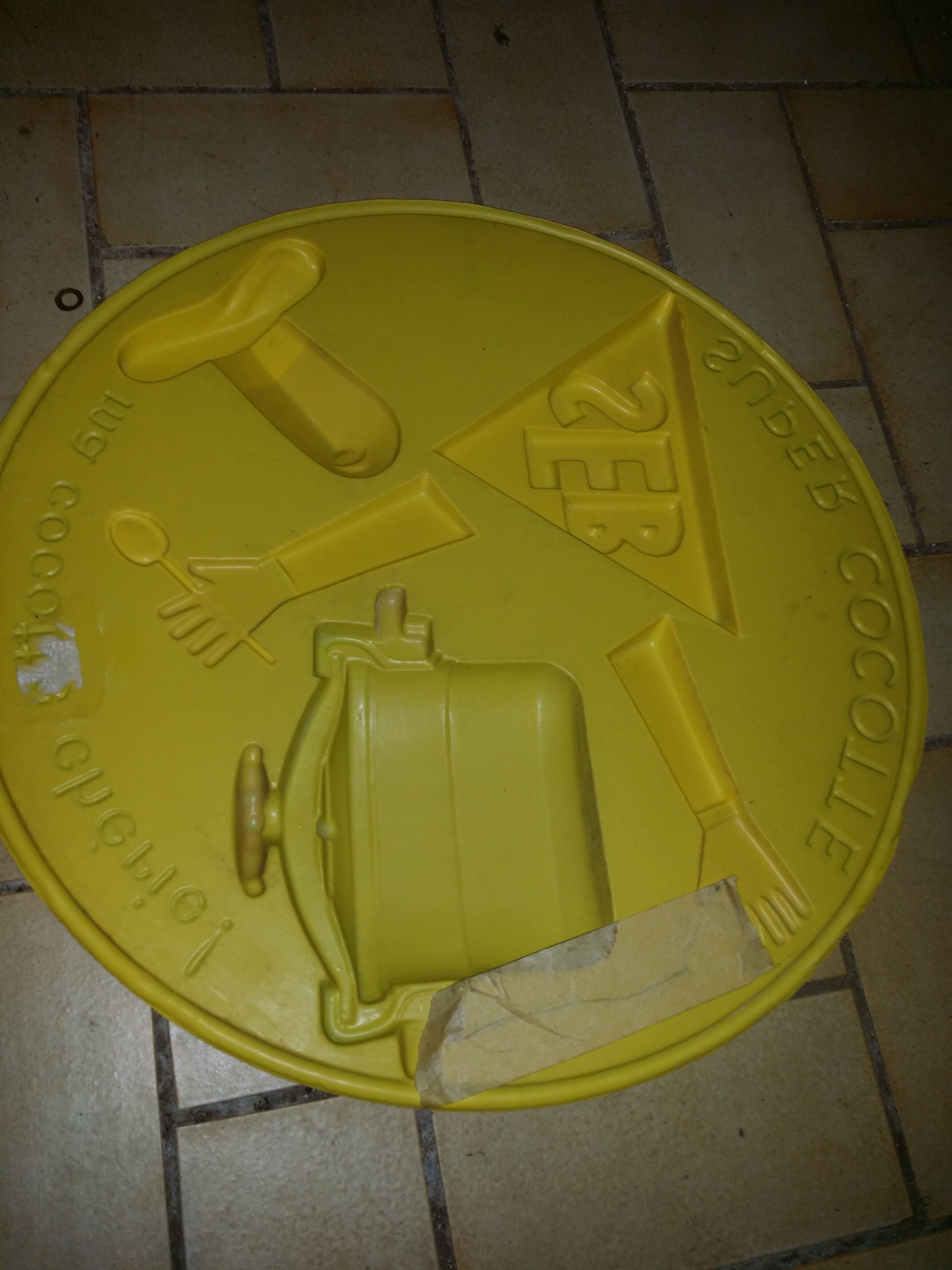 advertising seb my casserole after unenamelled thermo-shaped Drill