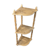 Corner wall shelf
