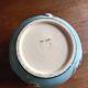 VINTAGE MONACO CERAMIC CACHE POT WITH RELIEF MARINE DECORATION & GOLD
