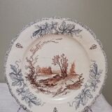 Decorative plate Choisy-le-roi "l'etang"