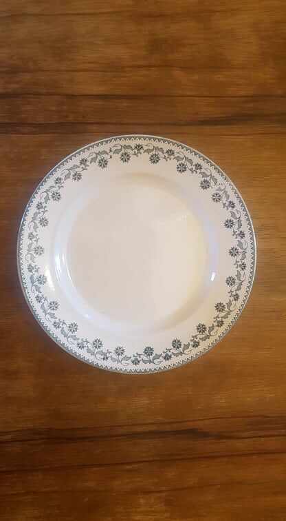 Plate in Iron Earth Moulin des Loups model Georgette