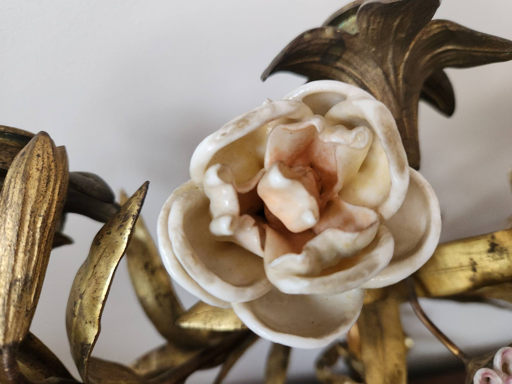 Bronze chandelier wall lights x 2