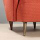 Pair of vintage fabric armchairs from the 1950s.
