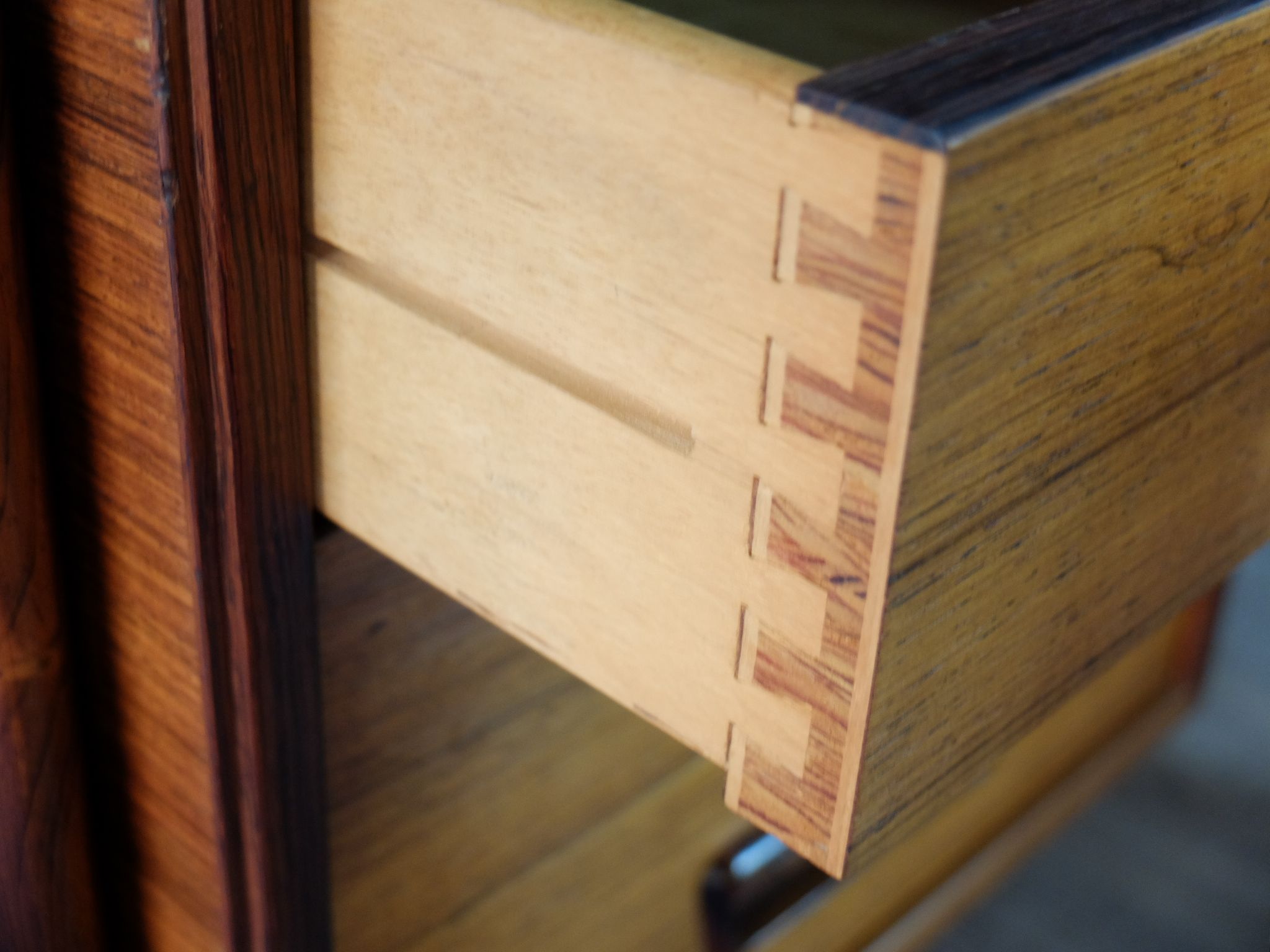 Kurt Olsen Chair Model 223 and Scandinavian 1960 rosewood desk