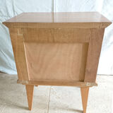 Light oak bedside table