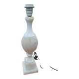 White marble bedside lamp