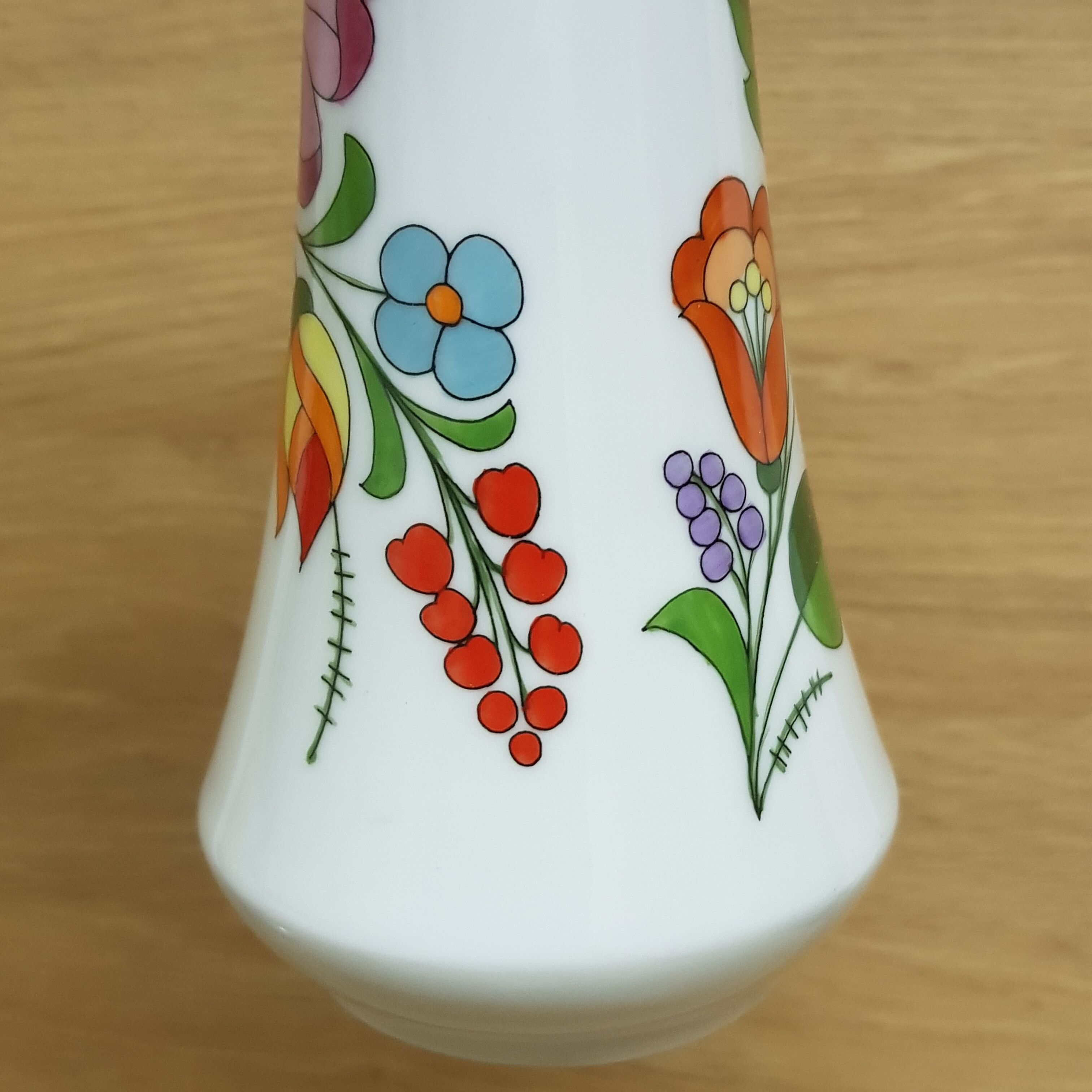 Vase hongrois Kalocsa peint à la main