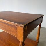 Old work table / draper from a wooden haberdashery.