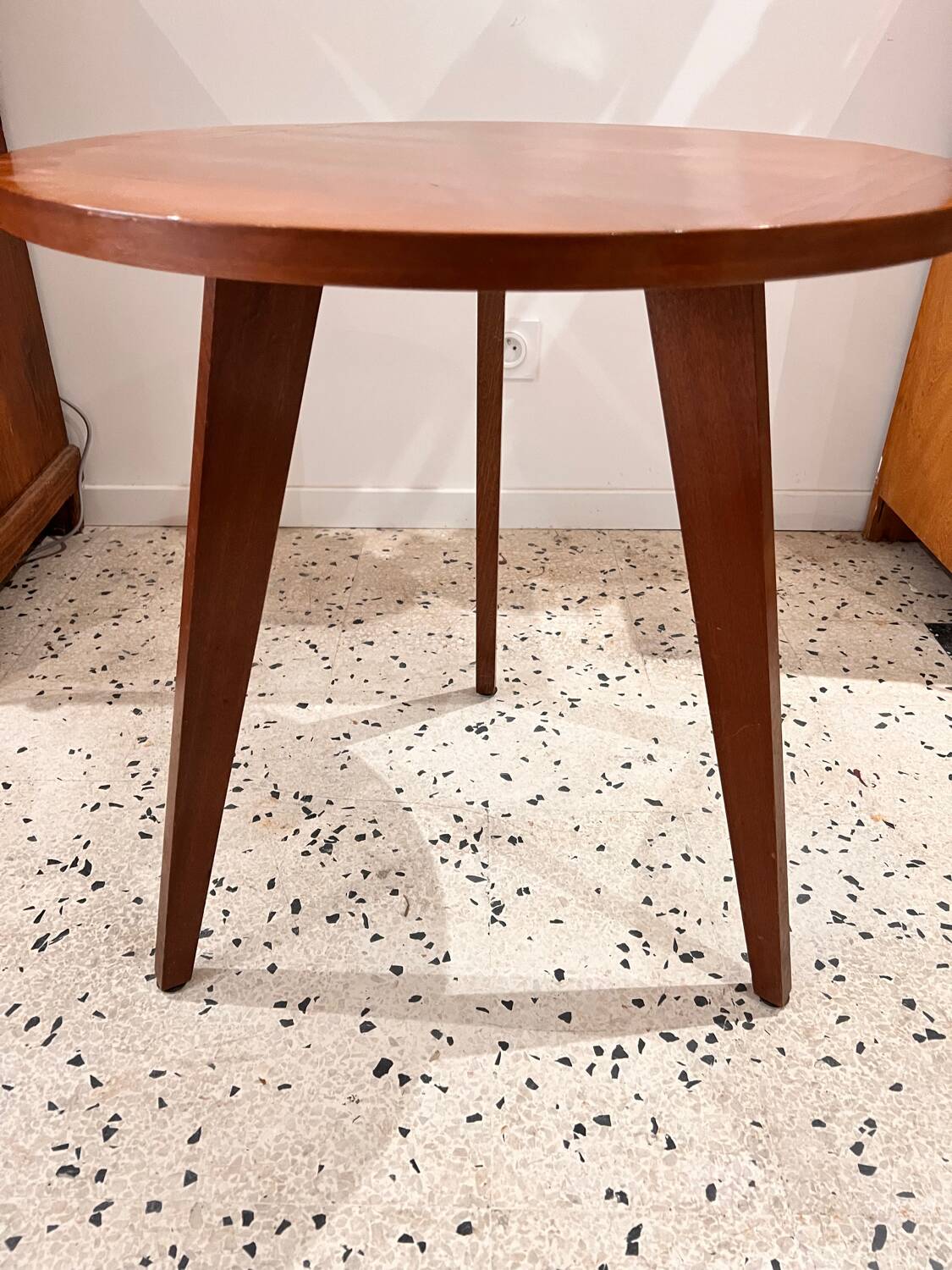 Vintage tripod table