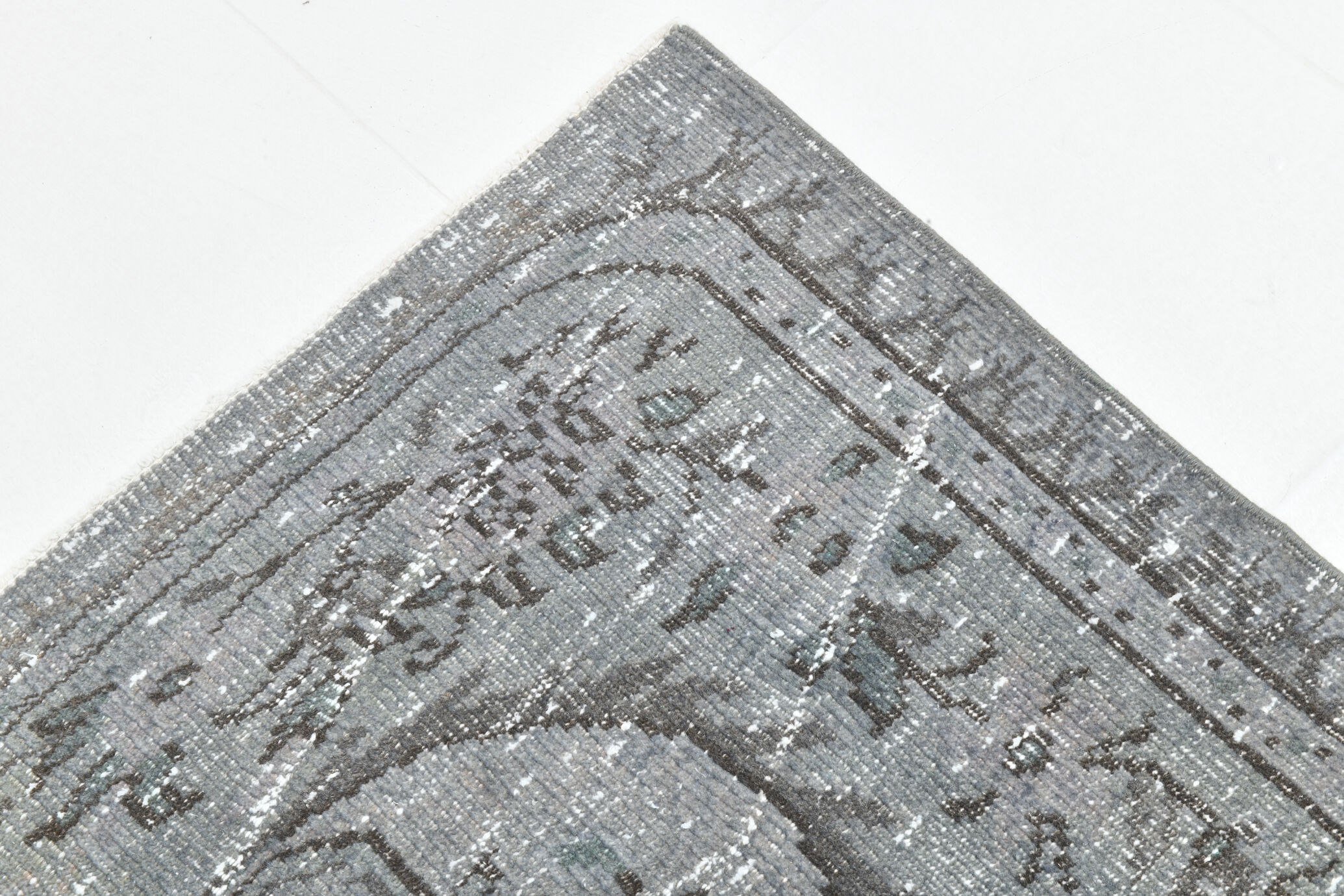 6x8 dark gray classic vintage rug,176x256cm