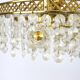 Lustre en cristal années 50