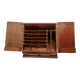 Ecritoire porte courrier  en bois massif vintage