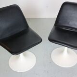 Scandinavian Modern Set Of 4 Dinning Chairs By Börje Johanson Vinga, Sweden 1970