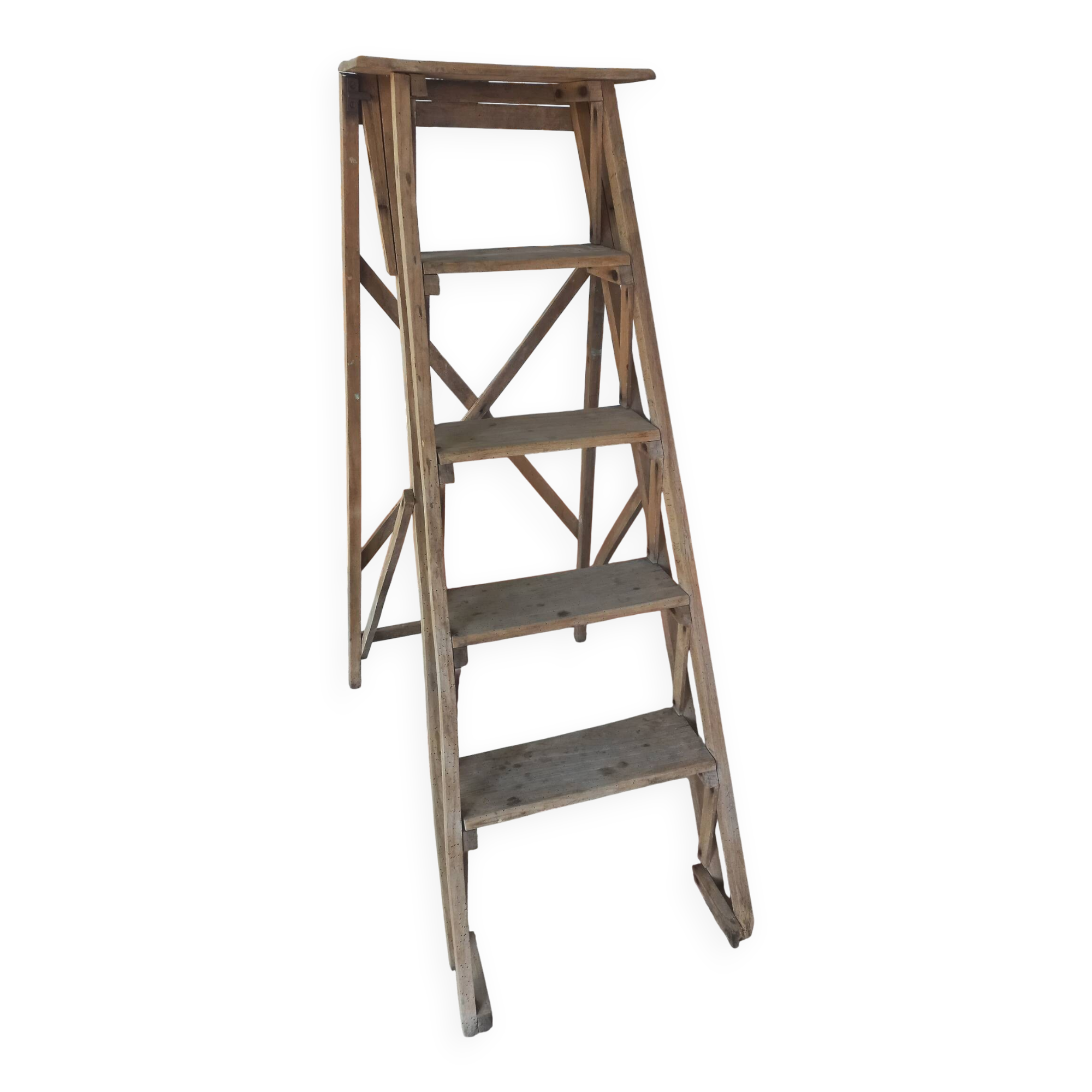 Antique painter's stepladder
