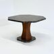 Art Deco dining table with octagonal granite top
