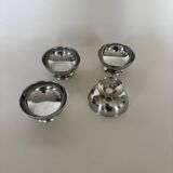 Set of 4 stainless steel cups