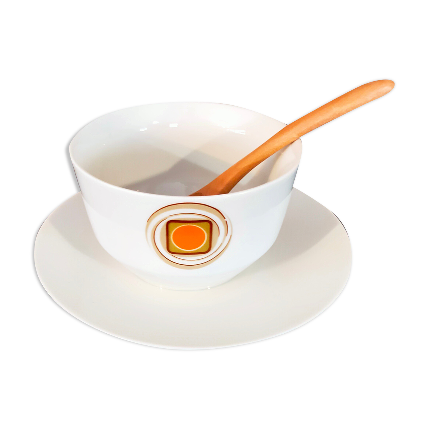 Saucière Gillian Diffusion with her wooden spoon