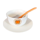 Saucière Gillian Diffusion with her wooden spoon