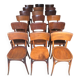 Set of 18 bistro chairs & Baumann