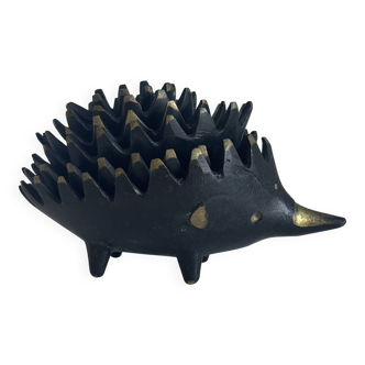 Vintage 1950 hedgehog ashtrays by Walter Bosse for Hertha Baller