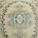 Tapis persan oriental vert clair et jaune 5x8, 165x238 cm
