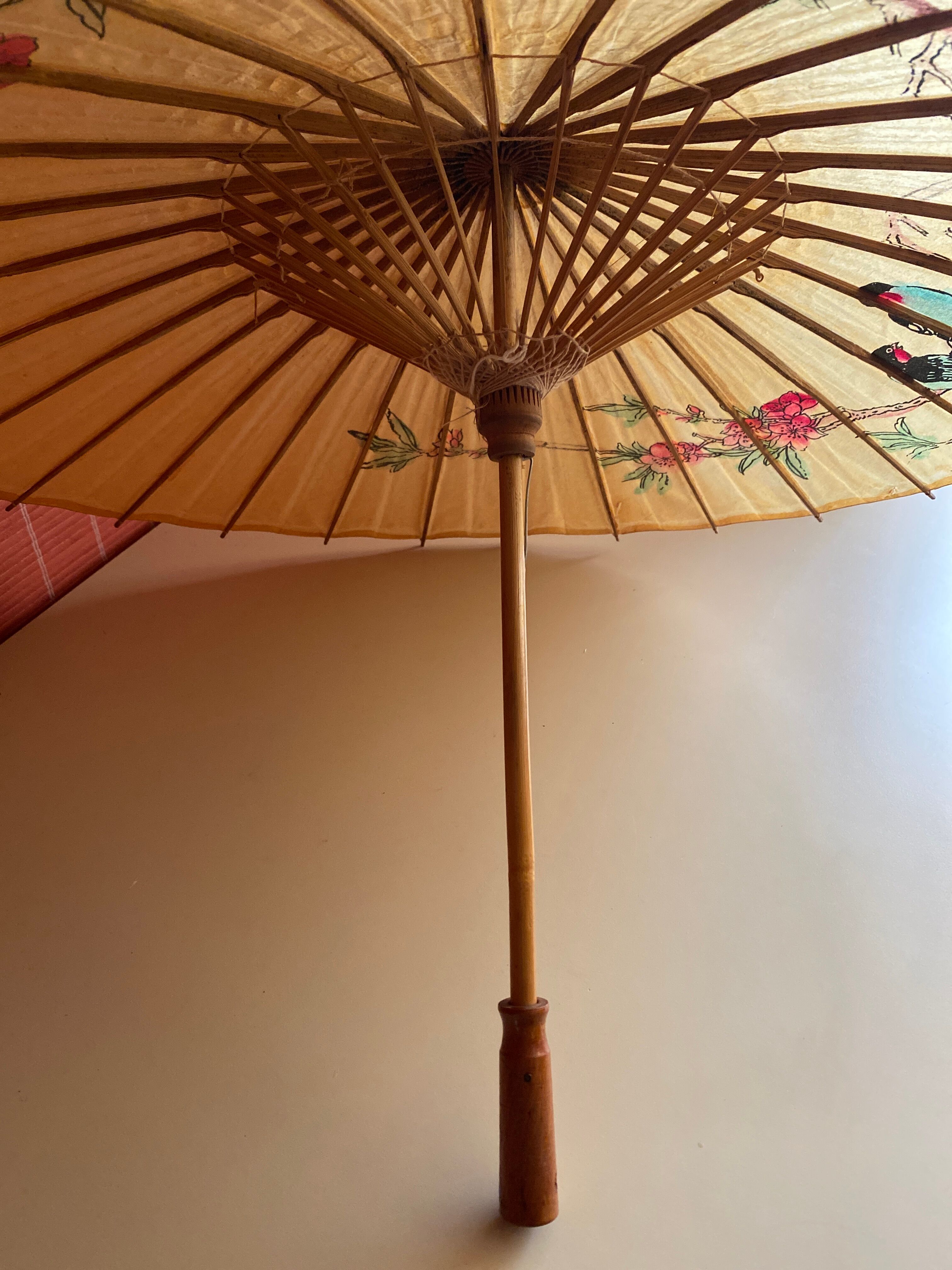 Vintage bamboo umbrella