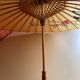 Vintage bamboo umbrella